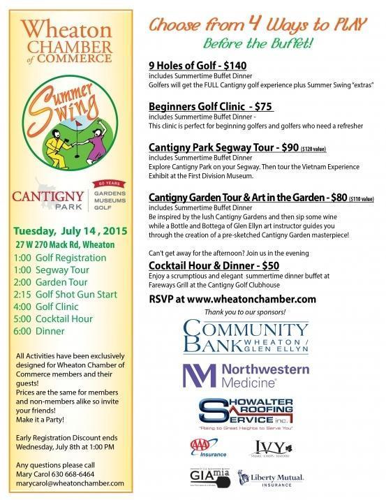 chamber of commerce summer swing flyer